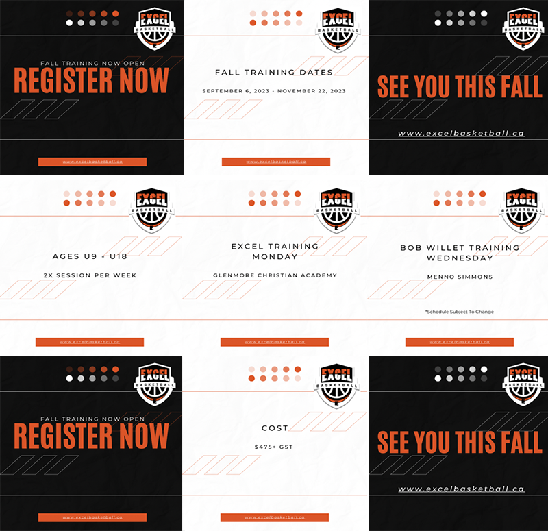 Excel Basketball Academy site by RAMP InterActive